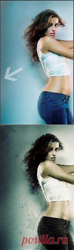 Модный постер / Photoshop уроки и всё для фотошоп - новые уроки каждый день!