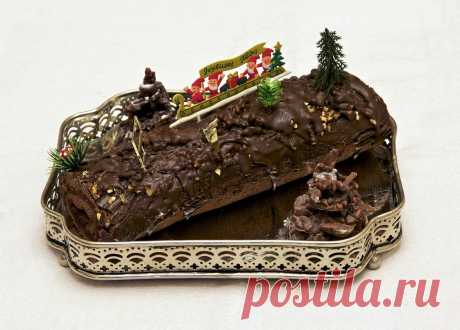 Шоколадный рулет рецепт классический