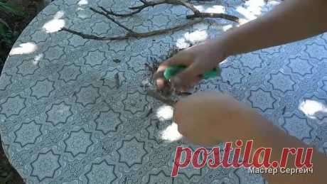 Декор из старых досок и сухих веток. Идея декора для дома