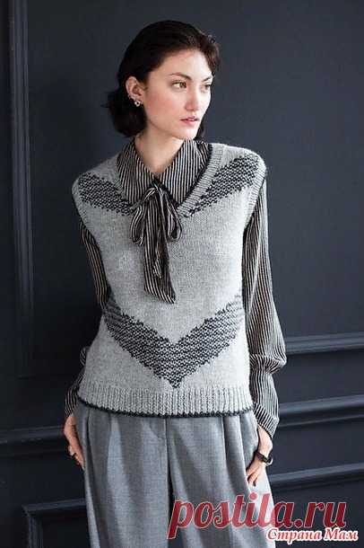 Жилет SLIP STITCH - Вязание - Страна Мам
