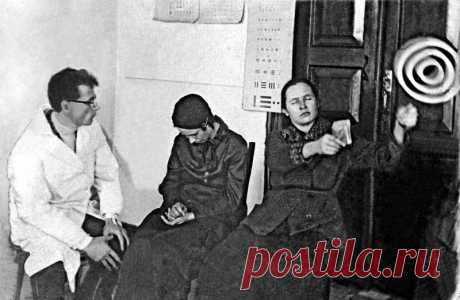 85. Лечение гипнозом. Врач Селиверстов Н.К 1950-е годы