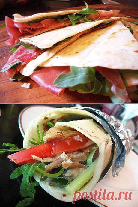 PIADINA ROMAGNOLA (Пьядина романьола - пресная лепёшка)