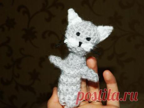 Котенок – персонаж для пальчикового кукольного театра