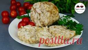 ДОМАШНЯЯ КОЛБАСА из куриного филе - вкусная закуска на новогодний стол рецепт с фото