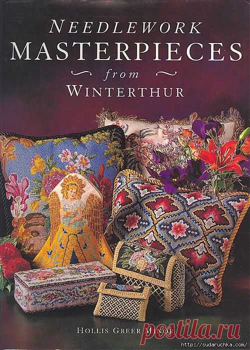 "Needlework VASTERPIECES from Winterthur".Книга по вышивке..