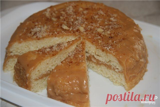 Бисквит в микроволновке - пошаговый кулинарный рецепт с фото на Повар.ру