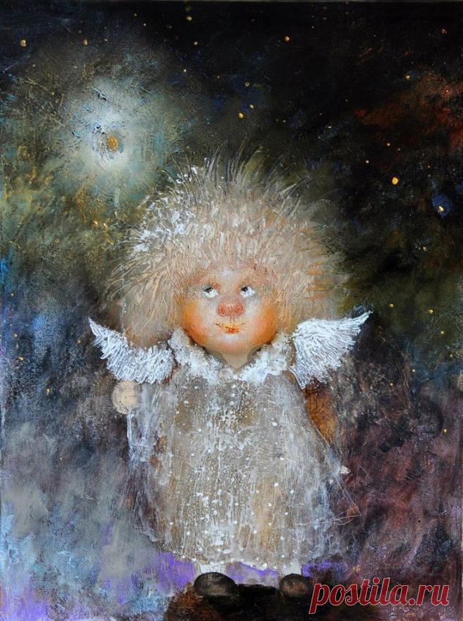 В тех посылках, пахнущих дождём,
Что несут нам Ангелы по крышам, -
-Нежность,
Тишина, которой дышим,
 И Любовь, которой мы живём...