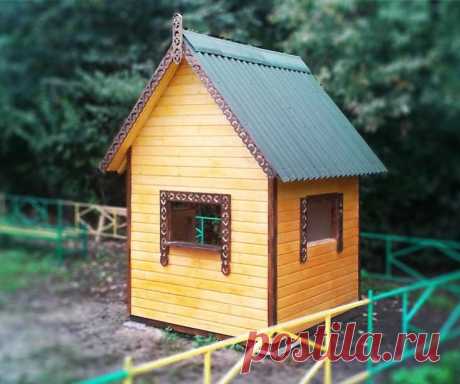 Детский игровой домик для дачи своими руками