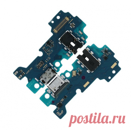 Микрофон на оригинальной плате Samsung SM-A325F/DS Galaxy A32 с разъемом наушников и зарядки. Купить оригинальное гнездо зарядки ЮСБ тайп си на нижней фирменной плате для смартфонов Самсунг А325 Галакси А32, в сборе с микрофоном и разъёмом гарнитуры GH96-14244A. Доставка почтой по России и за рубеж от 110 руб