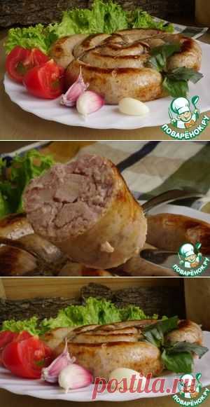 Сочная колбаса из индюшиного бедра - кулинарный рецепт