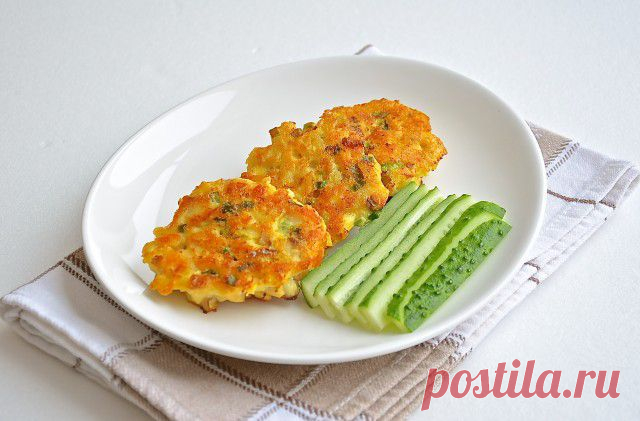 Рыбные оладушки