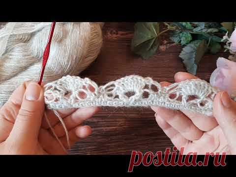 ☁️Воздушный узор с соломоновыми петлями крючком для палантина, шарфика🧣, накидки. (N 118) - YouTube