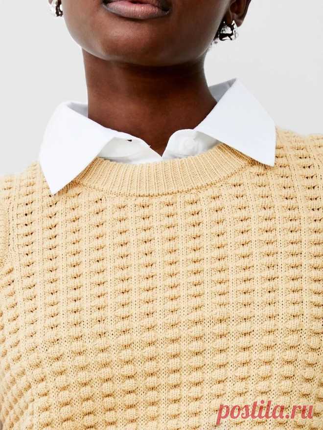 БЕЗРУКАВКА ОТ БРЕНДА FRENCH CONNECTION, ОПИСАНИЕ УЗОРА
Вязание LenkomKnit