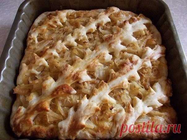 Капустный пирог- очень вкусно.