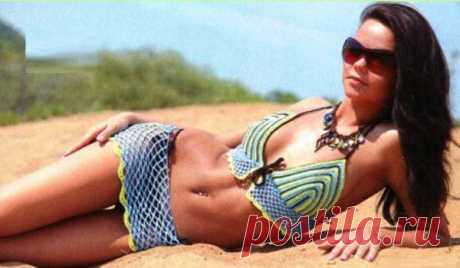 пляжный комплект &quot; Радужные полосы&quot; | Золотые Руки