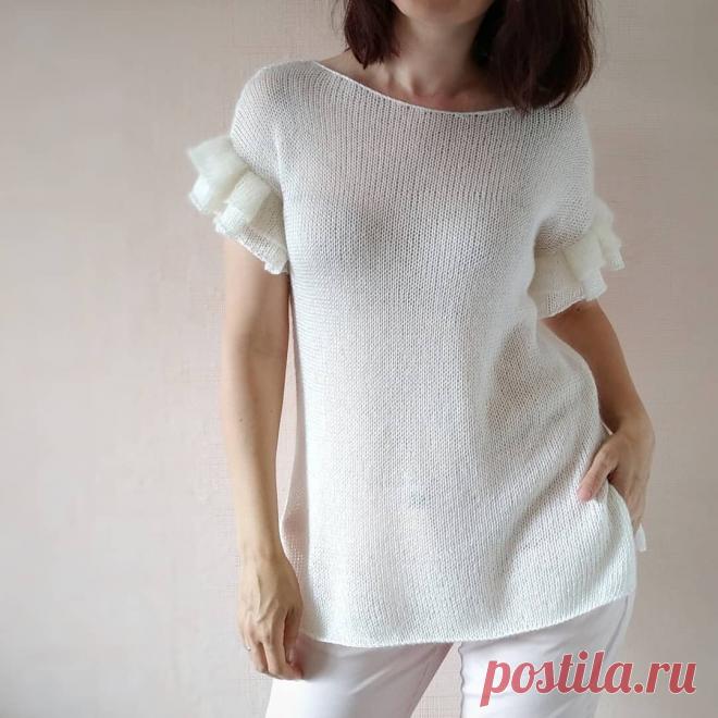 Проще простого: изумительные модели самой обычной лицевой гладью | Магия вязания | Яндекс Дзен