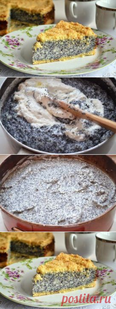 Маковый творожник
