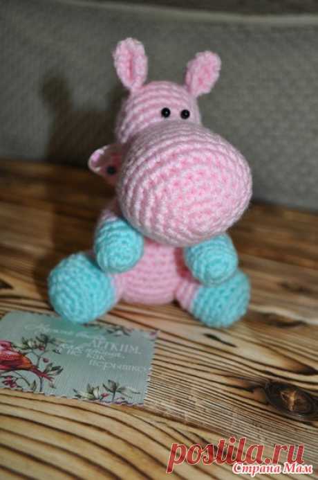 Бегемотик  крючком по мотивам  из сказок Туве Янссон "Фрекен снорк". Словесное описание и фото. - Вязание - Страна Мам