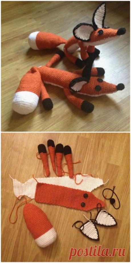 25 Free Crochet Fox Patterns – Crochet Freindly Fox• DIY &amp; Crafts