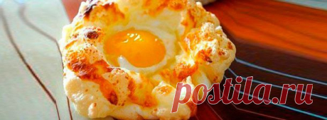 Яйца в пуховом гнезде. Нежнейший завтрак. | pokolenie-x.com