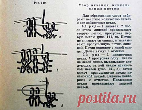Эстонское народное вязание - виккель