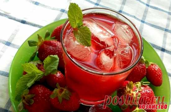 Клубничный ликер у нас получился ох какой вкусный