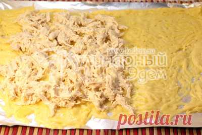 Ведьмино полено – Пошаговый рецепт с фото. Закуски. Вкусные рецепты с фото. Закуски из курицы