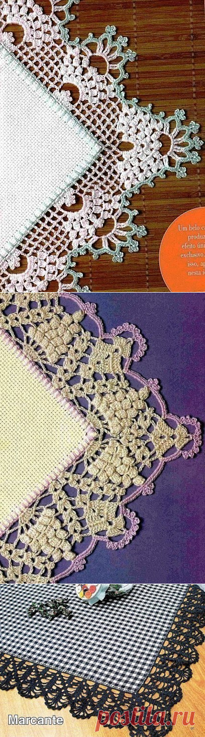 Обвязка края: схемы — Сделай сам, идеи для творчества - DIY Ideas