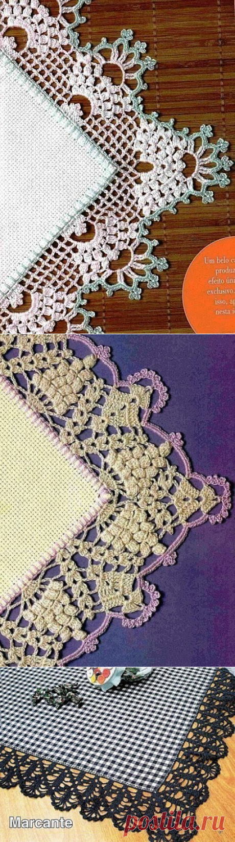 Обвязка края: схемы — Сделай сам, идеи для творчества - DIY Ideas