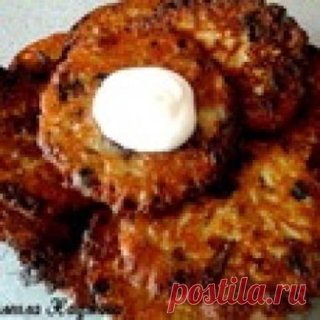 Деруны с грибами Кулинарный рецепт