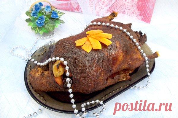 Запеченная утка с тыквой и черносливом | CityWomanCafe.com
