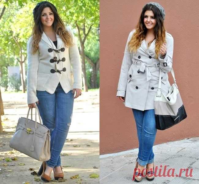 Осенняя подборка модных образов для женщин размера +