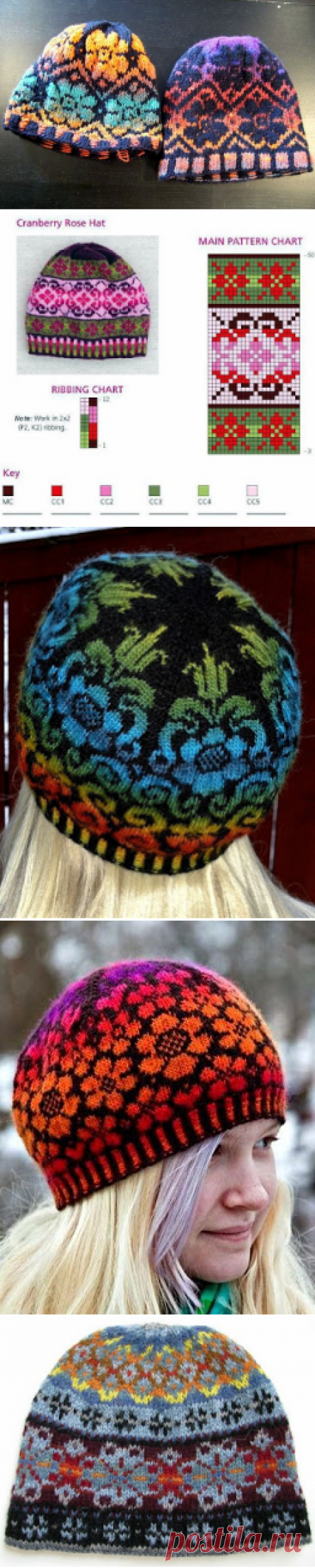 &quot;Вязание в стиле Fair isle: снуды, шарфы, шапки...&quot; (подборка + схемы)