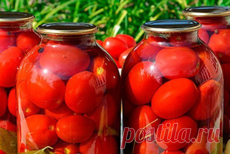 ПОМИДОРЫ КОНСЕРВИРОВАННЫЕ | Самые вкусные рецепты
