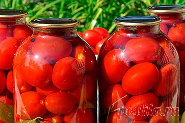 ПОМИДОРЫ КОНСЕРВИРОВАННЫЕ | Самые вкусные рецепты