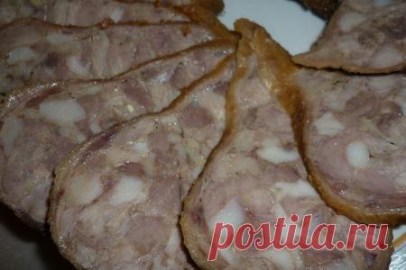 Гусиные шейки фаршированные.колбаса домашняя. – пошаговый рецепт с фотографиями