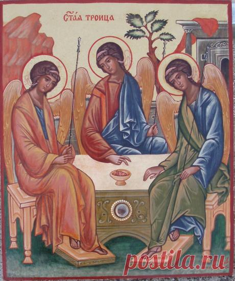 Святая Троица.Икона,2015г.