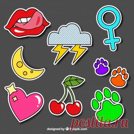 Современная разновидность красочных наклеек Более миллиона свободных векторов, PSD, фотографии и бесплатные иконки. Эксклюзивные халявы и все графические ресурсы, которые необходимые для ваших проектов