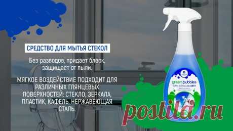 Средство для мытья стекол, пластика и зеркал