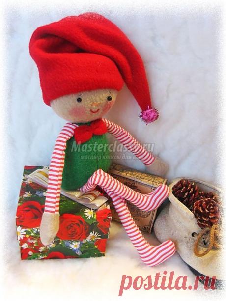 Помощник Санта Клауса. Мастер класс с пошаговыми фото