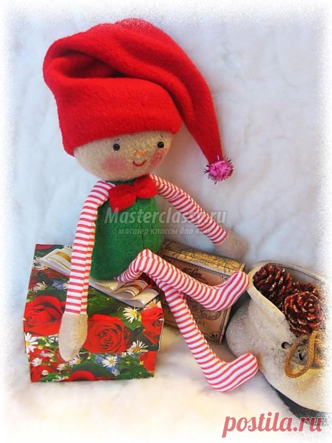 Помощник Санта Клауса. Мастер класс с пошаговыми фото