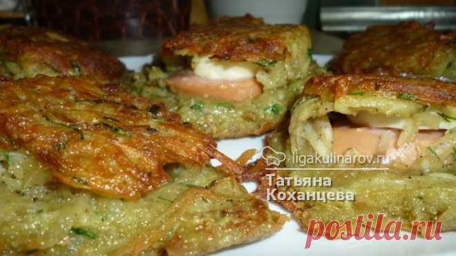 Картофельные ракушки с сосисками - рецепт с фото пошагово.