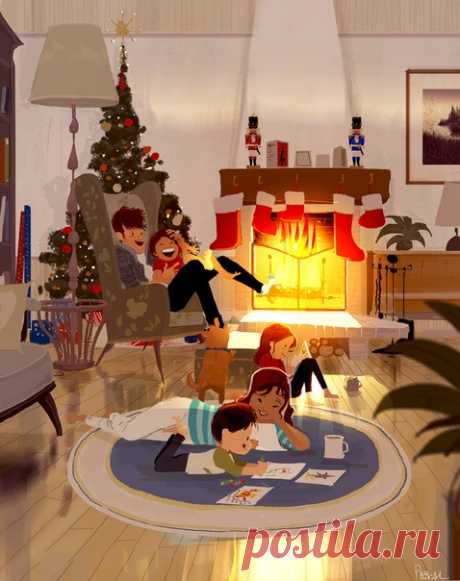 Добрые и светлые рисунки Паскаля Кэмпиона (Pascal Campion):
