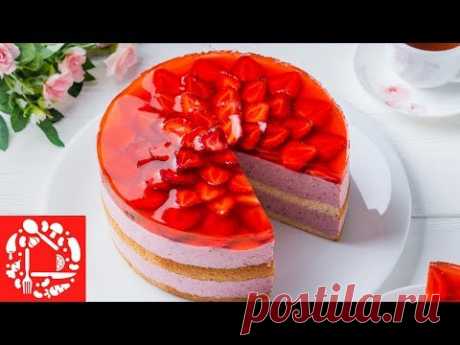 Летний Клубничный торт. Невероятно вкусно и легко!