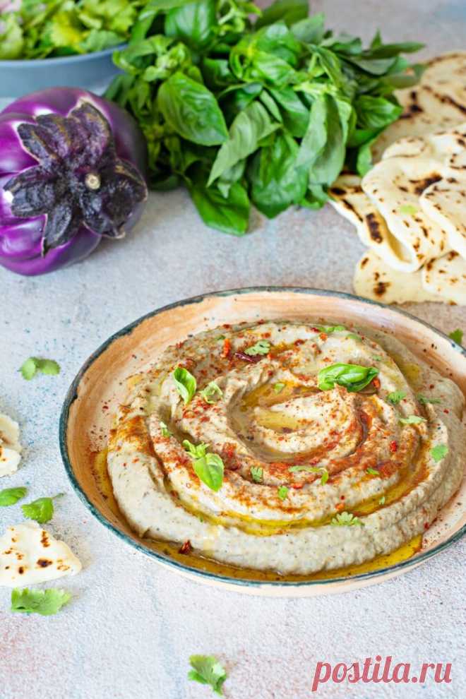 Бабагануш - закуска из баклажанов рецепт с фото пошагово