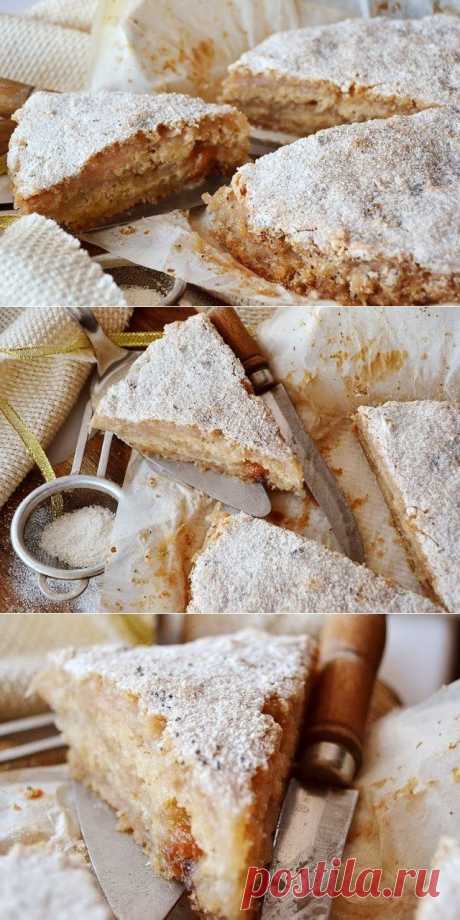 Насыпной яблочный пирог - рецепт и способ приготовления, ингридиенты | sloosh