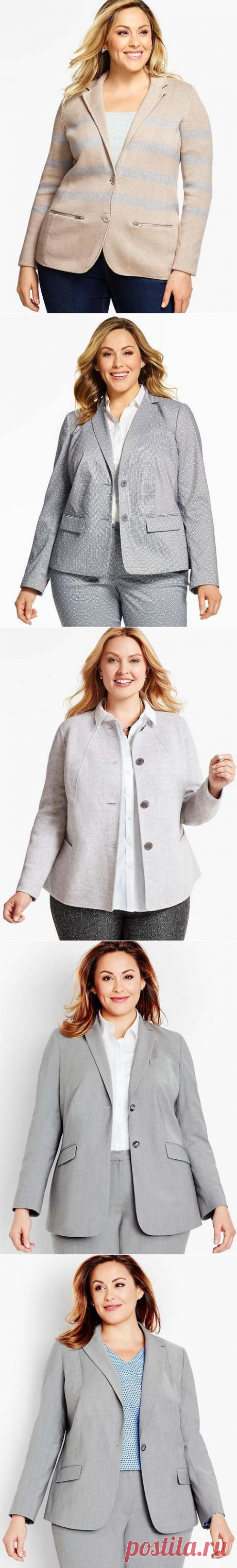 Жакеты и пиджаки для полных женщин американского бренда Talbots, весна-лето 2017