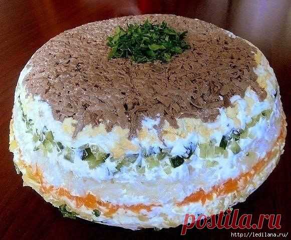 Салат с печенью Королевский