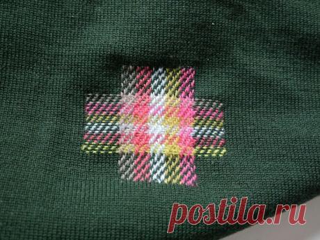 Awesome photo tutorial on darning repairs! Take care - repair... part 2 | The Knitter - Google Search