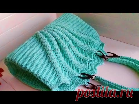 Идея для вдохновения - сумка Морская Ракушка крючком